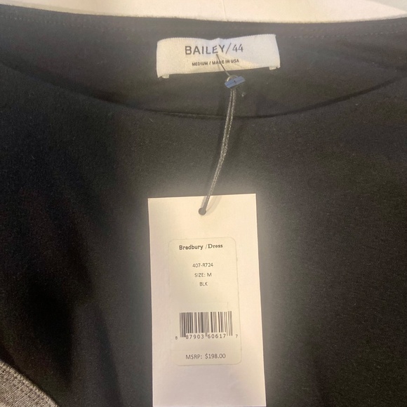 Bailey 55 Black Stripe Dress NWT - Picture 8 of 9